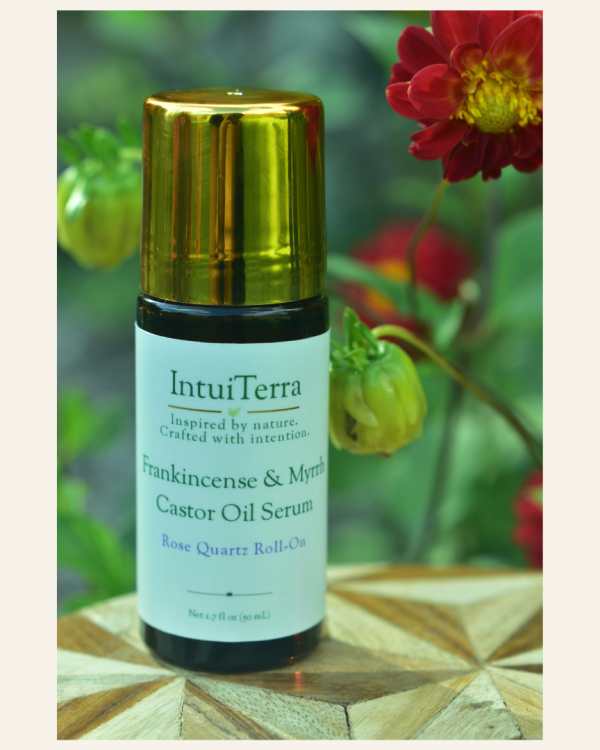 Frankincense and Myrrh Castor Oil Roll-On | IntuiTerra